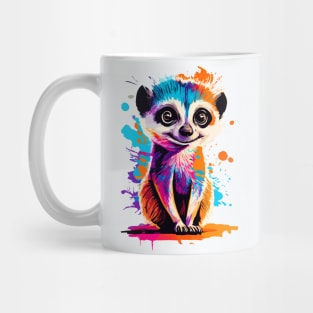 Meerkat Colourful - Cute Meerkat Mongoose Mug